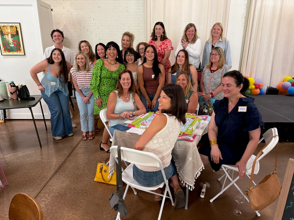 A large FoCo Mahjong group gathered together at The Neighbor in Fort Collins